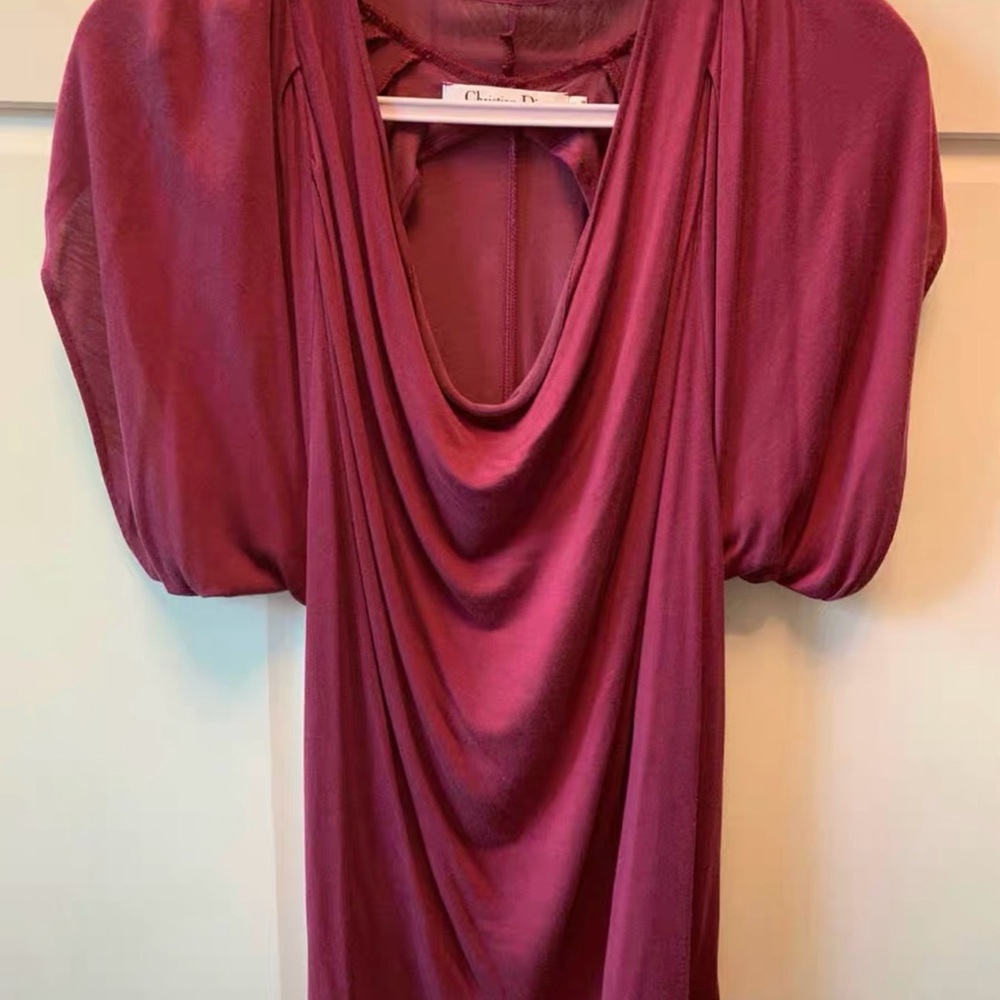 Dior deep V blouse in wonderful condition